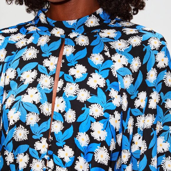 STAUD  Danica Dress - White Acid Floral - Picture 4 of 14